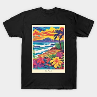 fauvism art of Hawaii usa 3 T-Shirt